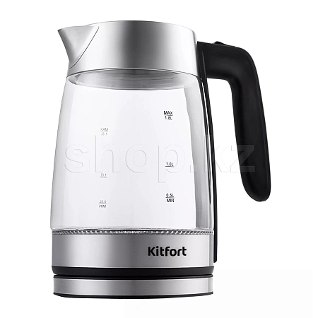 Чайник Kitfort KT-641, Black-Silver