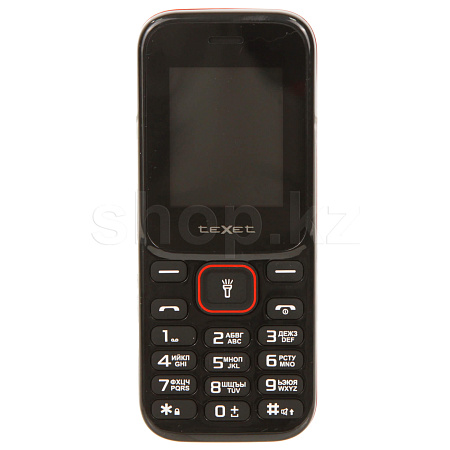 Мобильный телефон TeXet TM-128, Black-Red
