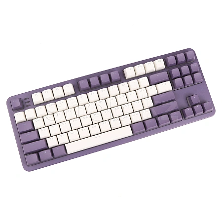 Dark Project ALU87A Violet, g3ms Sapphire Switch, White-Violet пернетақтасы