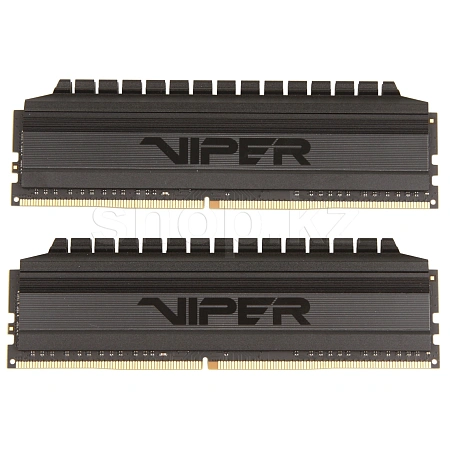 DDR-4 DIMM 16 GB 3600 MHz Patriot Viper 4 Blackout Edition, 2x 8 GB Kit, BOX (PVB416G360C8K)