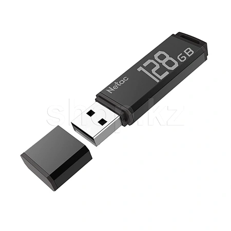 USB 128 GB Netac U351, USB 3.0, Black флешкасы