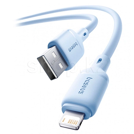 Кабель интерфейсный для Apple Lightning Baseus Silky CB000115, 1m, Galaxy Blue