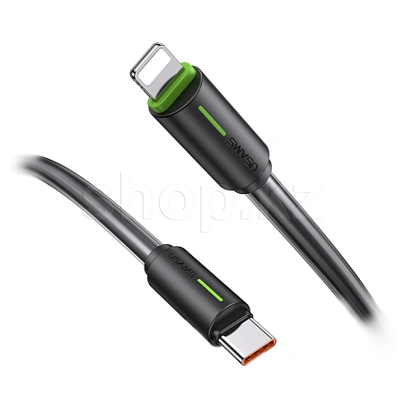 Кабель интерфейсный для Apple Lightning - USB Type-C Usams US-SJ735, 1m, Black