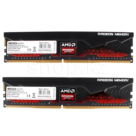 DDR-4 DIMM 16 GB 3200 MHz  AMD Radeon R9 Gamer R9S416G3206U2K, 2x 8 GB Kit, BOX