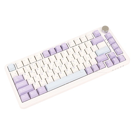 Клавиатура Ajazz AK820 Max, Magnetic Switch, Purple-White, USB