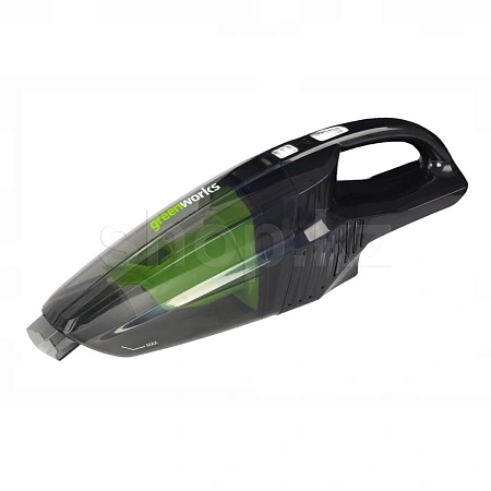 Greenworks 4700007, 24V, батарея мен зарядтағышсыз, Black-Green тік шаңсорғышы