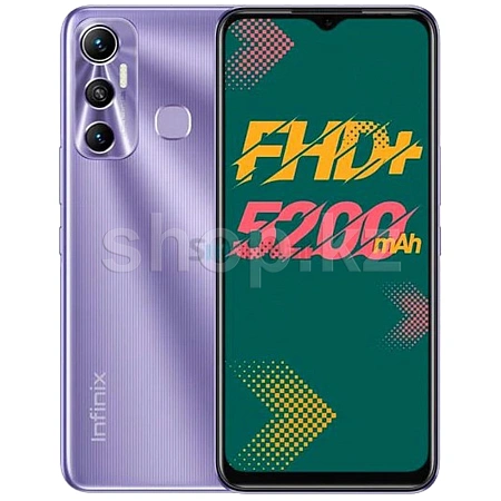 Infinix HOT 11, 64 GB, Purple (X662) смартфоны