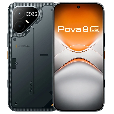 Смартфон Tecno Pova 8 5G, 8 GB, 256 GB, Graphite Black (LK6)