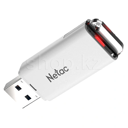 32 GB Netac U185, USB 3.2, White флешкасы