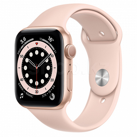 Смарт-часы Apple Watch Series 6, 44mm, Gold-Pink