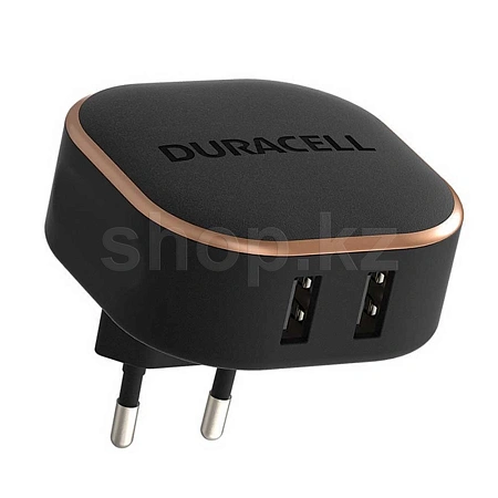 Зарядное устройство Duracell DRACUSB16-EU, 24W, Black