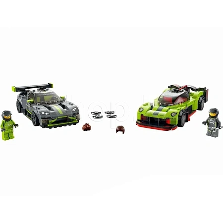 Lego, Speed Champions конструкторы: Aston Martin Valkyrie AMR PRO И Aston Martin Vantage GT3