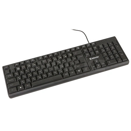 Defender Daily HB-162, Black, USB пернетақтасы + жапсырмалары Қазақ тілі
