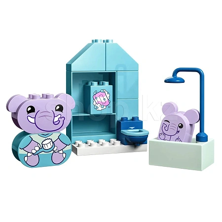 Leg, Duplo конструкторы: Күн тәртібі: шомылу уақыты