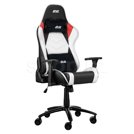 Кресло игровое компьютерное 2E Gaming Bushido II, Black-White