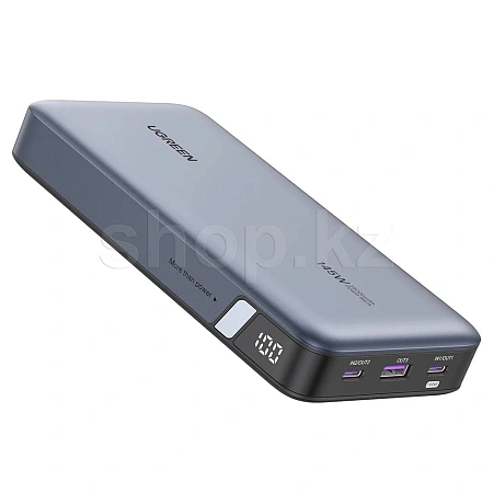 Мобильный аккумулятор Ugreen PB205, 25000 mAh, Grey