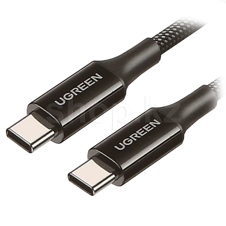 Кабель интерфейсный для USB Type-C - Type-C UGREEN L502 Black, 2m