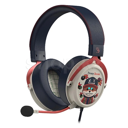 Гарнитура A4Tech Bloody M595 Proxy Boom, White