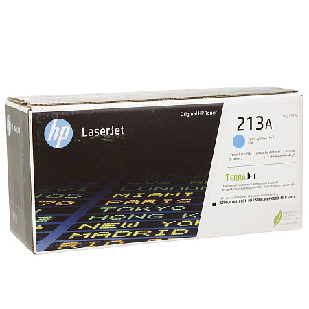 Картридж HP W2131A, 213A - Cyan