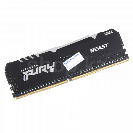 DDR-4 DIMM 16Gb/3600MHz PC28800 Kingston Fury Beast RGB, Black, BOX (KF436C18BBA/16)