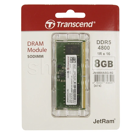 SO-DIMM 8GB DDR5 PC38400/4800MHz Transcend JM4800ASG-8G, BOX