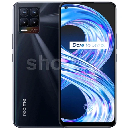 Смартфон realme 8, 128Gb, Cyber Black (RMX3085)