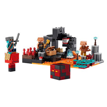 Конструктор Lego, Minecraft: Бастион Нижнего мира
