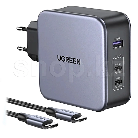 Ugreen CD289, 140W, Grey зарядтау құрылғысы