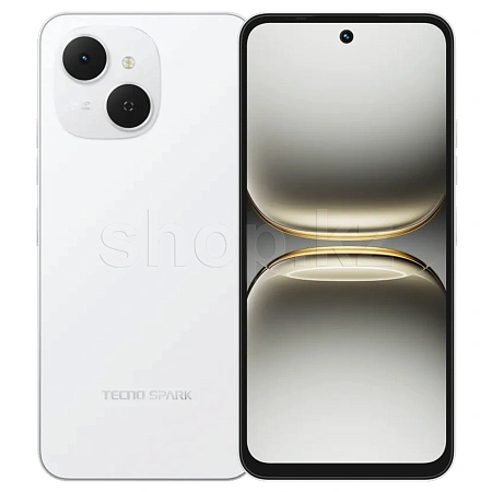 Смартфон Tecno Spark 40C, 8 GB, 128 GB, Veil White (KM4K)