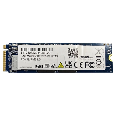 SSD накопитель 256 GB EM280256GTTCB5-PE19TAS, M.2, PCIe 4.0