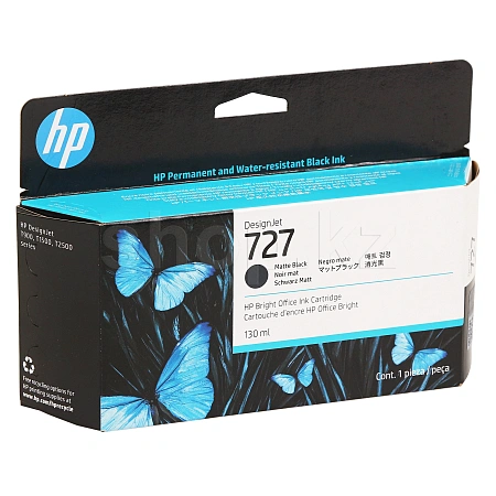 Картридж HP B3P22A No 727, Matte Black