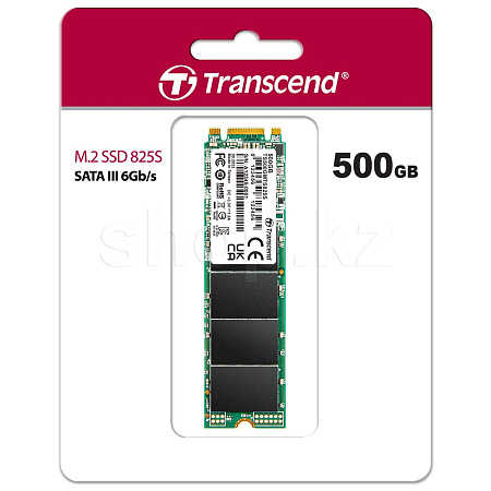 SSD 500 GB Transcend MTS825S, M.2, SATA III