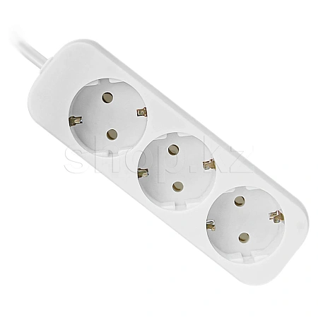 Defender E330, 3 розетка, 3м, White ұзартқышы