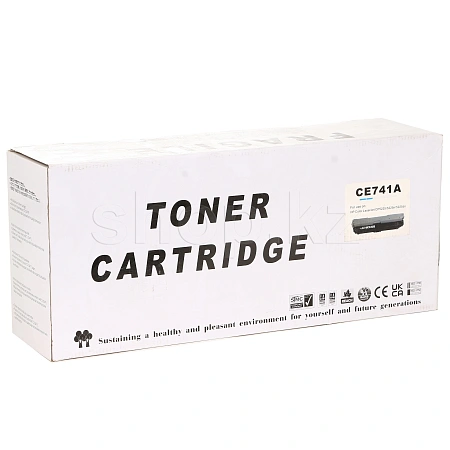 Тонер-картридж CE742A, Cyan, White Box