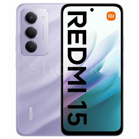 Смартфон Redmi 15, 6 GB, 128 GB, Sandy Purple (25062RN2DY)