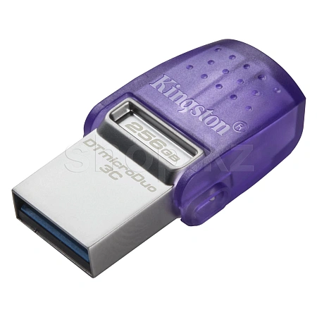 USB Флешка 256 GB Kingston DataTraveler MicroDuo 3C, USB 3.2, Violet