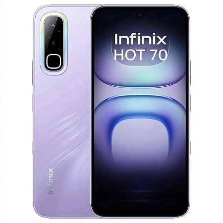 Смартфон Infinix HOT 70, 4 GB, 128 GB, Quiet Violet (X6895)