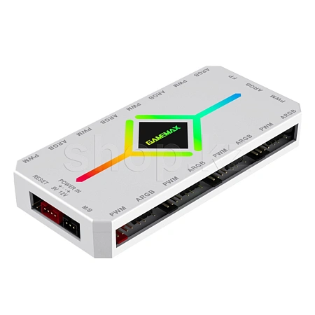 Контроллер для подсветки Gamemax V4.0 ARGB HUB PWM WH