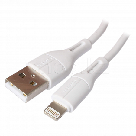 Lightning Usams SJ500, 1m, White интерфейс кабелі