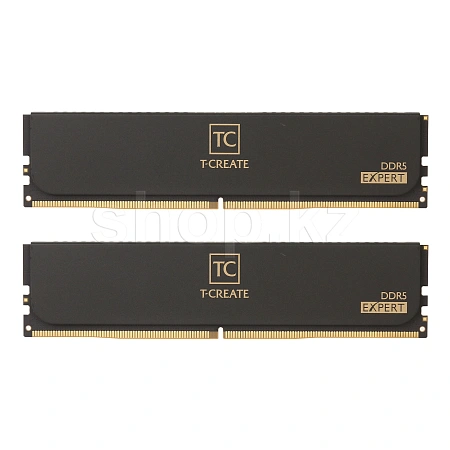 DDR-5 DIMM 32 GB 6400 MHz TeamGroup T-Create Expert, 2x 16 GB Kit, Black, BOX (CTCED532G6400HC40BDC01)