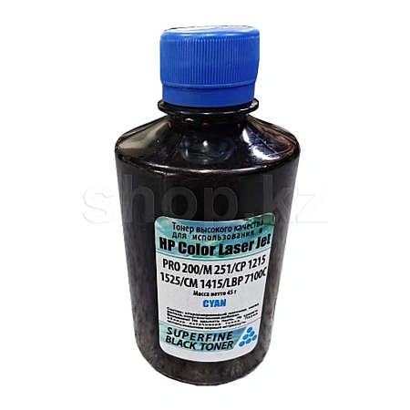 HP CLJ CP 1215/СР1525/СМ1415 SuperFine, 45 г, Cyan тонері