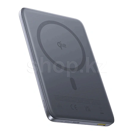 Мобильный аккумулятор Baseus PicoGo AM41 Ultra-Slim Qi2 PPKC-1027G, 10000 mAh, Space Grey