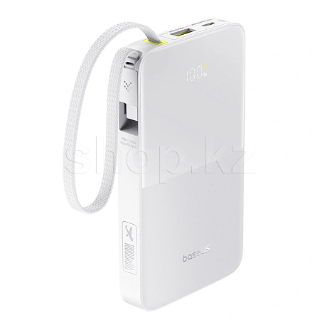Мобильный аккумулятор Baseus EnerFill FC51 Bipow2 Pro Digital Display PPBD2P-1022, 10000 mAh, Moon White