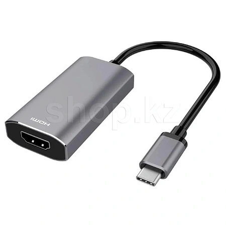 Переходник USB Type-C - HDMI 2Е W1409, Space Grey, BOX