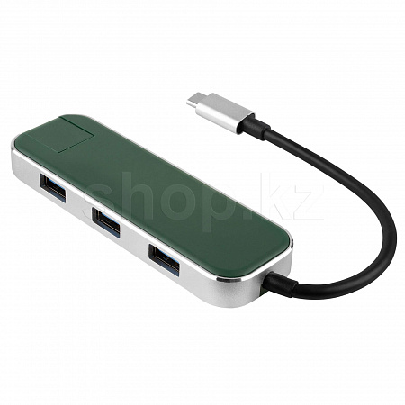 USB Type-C - LAN, 3xUSB 3.0, Rombica Type-C Chronos, Green ауыстырғышы