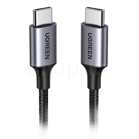 USB Type-C - Type-C Ugreen US316, 2m, Black интерфейс кабелі