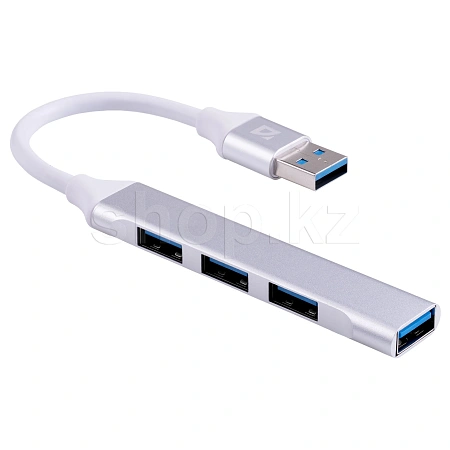 USB HUB 4-port USB 3.0 Defender HB-06, Silver