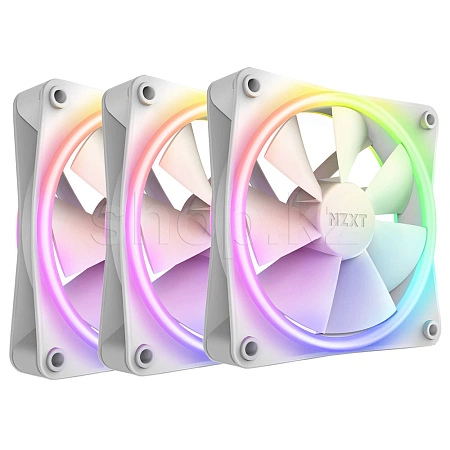 Комплект вентиляторов для корпуса NZXT F 120 RGB Duo, 12сm, White