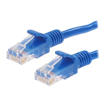 Patch cord RJ-45 5е cat Cablexpert PP10-5M/B, UTP, 5m, OEM, Blue