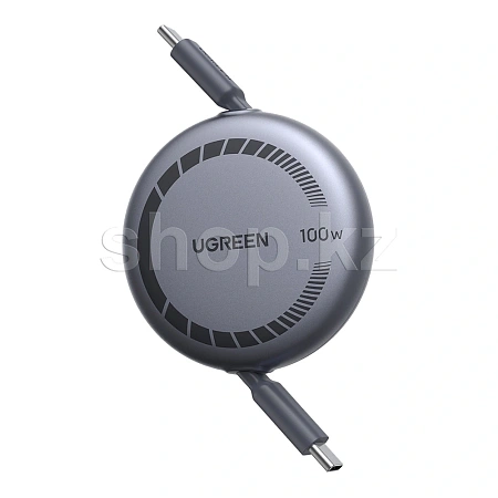 USB Type-C - Type-C Ugreen L531, 1m, Gray интерфейс кабелі
